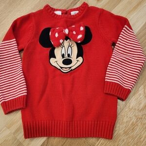 Disney Red Knit Sweater for Toddlers